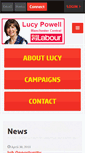 Mobile Screenshot of lucypowell.org.uk
